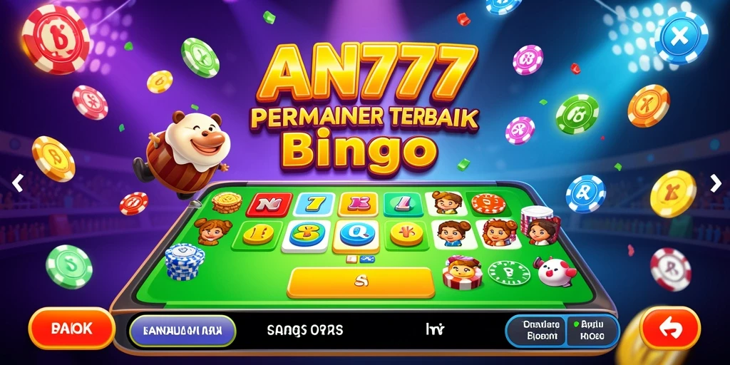 Tampilan gameplay Bingo yang menarik di AN777.