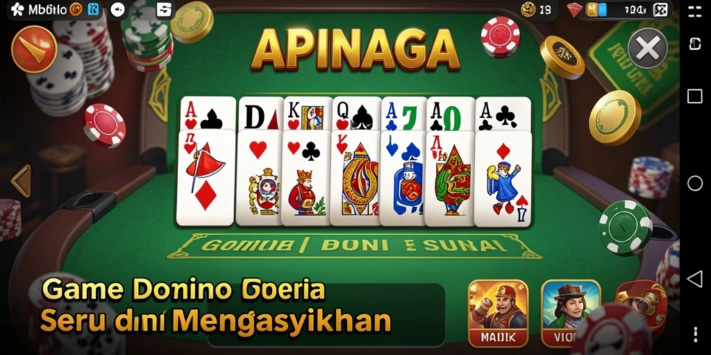 Tampilan gameplay seru dan menegangkan dari APINAGA.