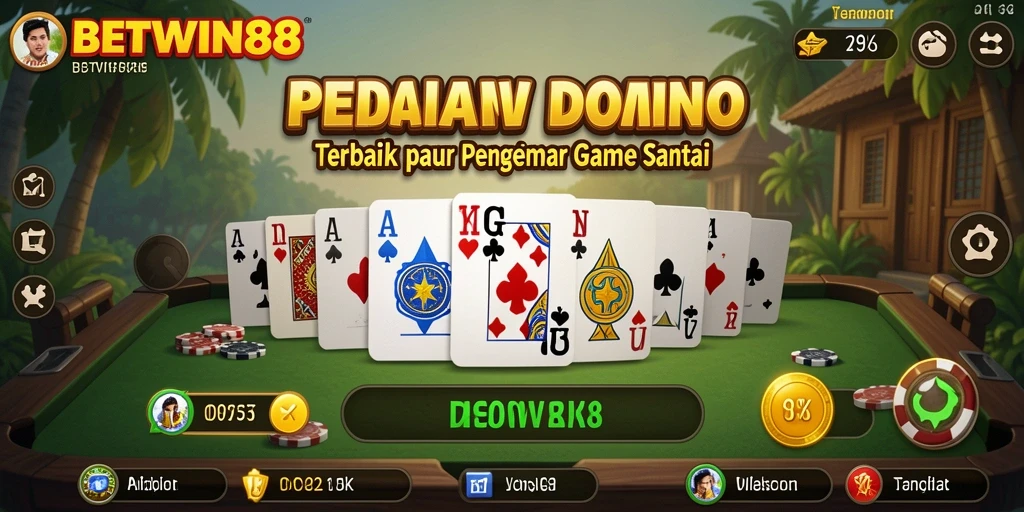 Tampilan gameplay BETWIN88 yang menarik dalam permainan Domino.