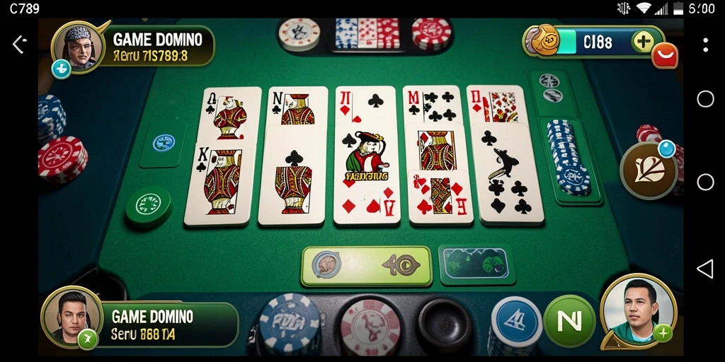 Tampilan menarik dari gameplay Domino C789 yang seru.