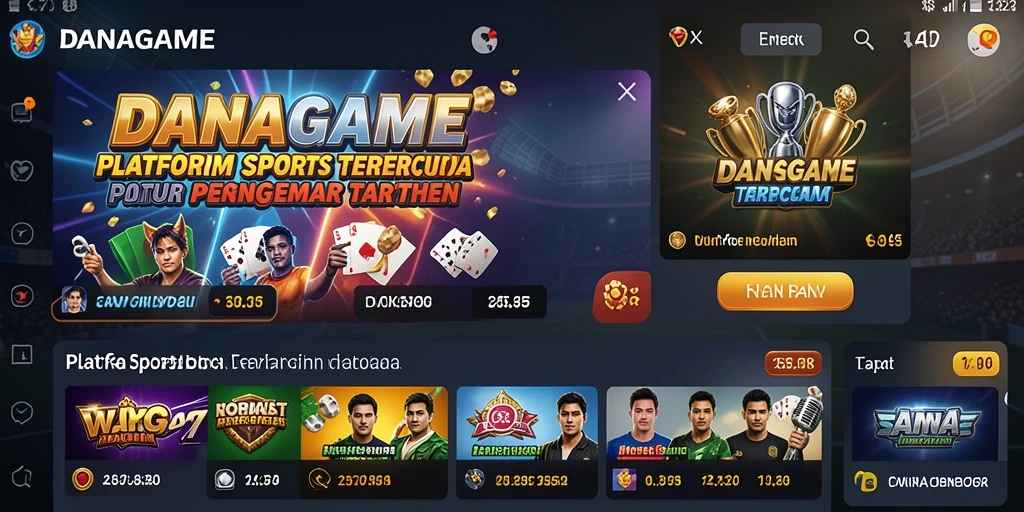 Tampilan menarik dari gameplay Sportsbook di DANAGAME.