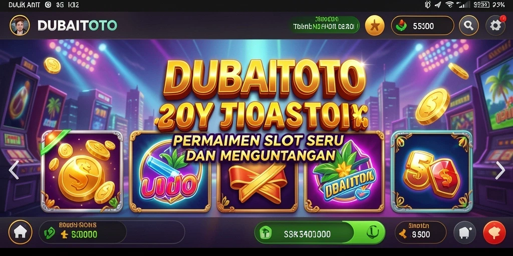 Screenshot gameplay DUBAITOTO menunjukkan keseruan bermain Slot yang menarik.