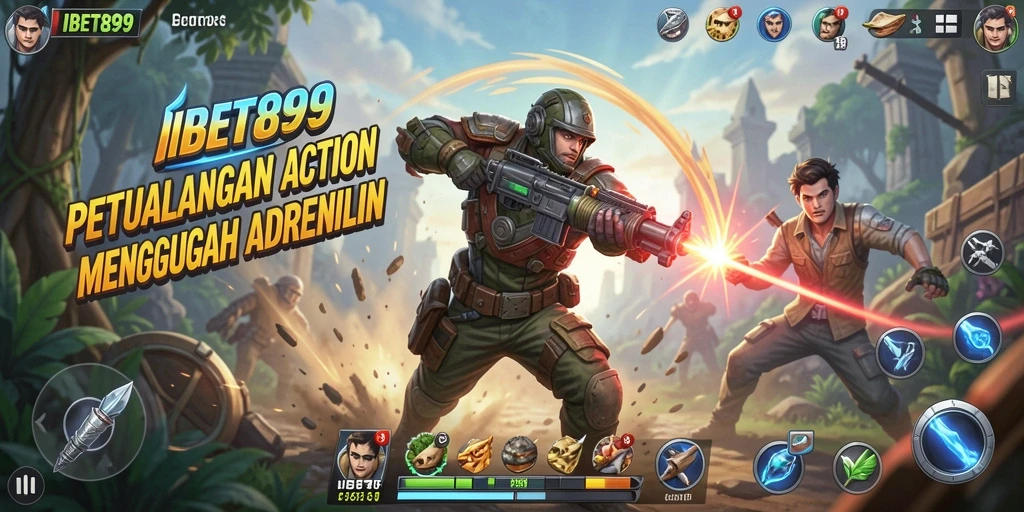 Tampilan gameplay IBET899 yang memukau dalam pertempuran Action.