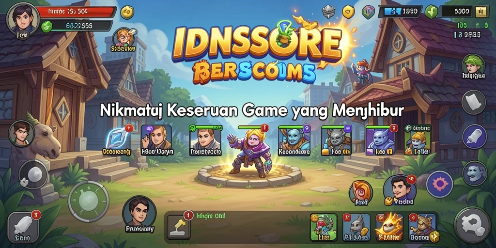Menampilkan gameplay seru dan menarik dari IDNSCORE.