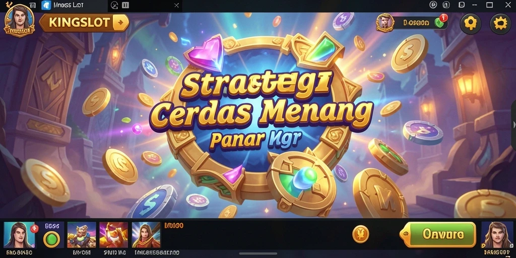 Gameplay seru dan penuh strategi dalam KINGSLOT.