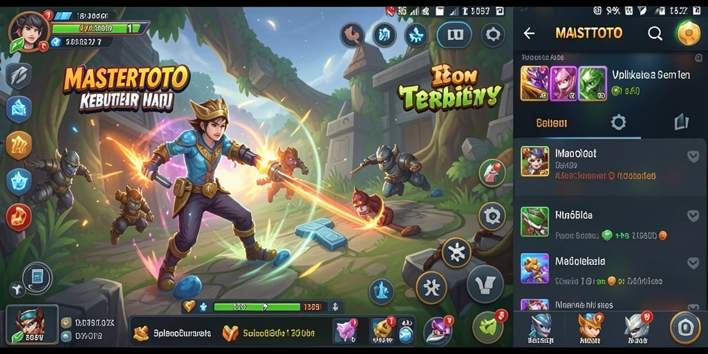 Tampilan MASTERTOTO yang menunjukkan fitur utilitas canggih.