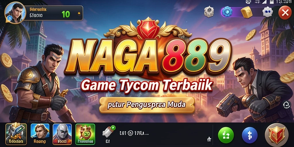 Screenshot gameplay NAGA889 menampilkan elemen bisnis yang dinamis dan menarik.