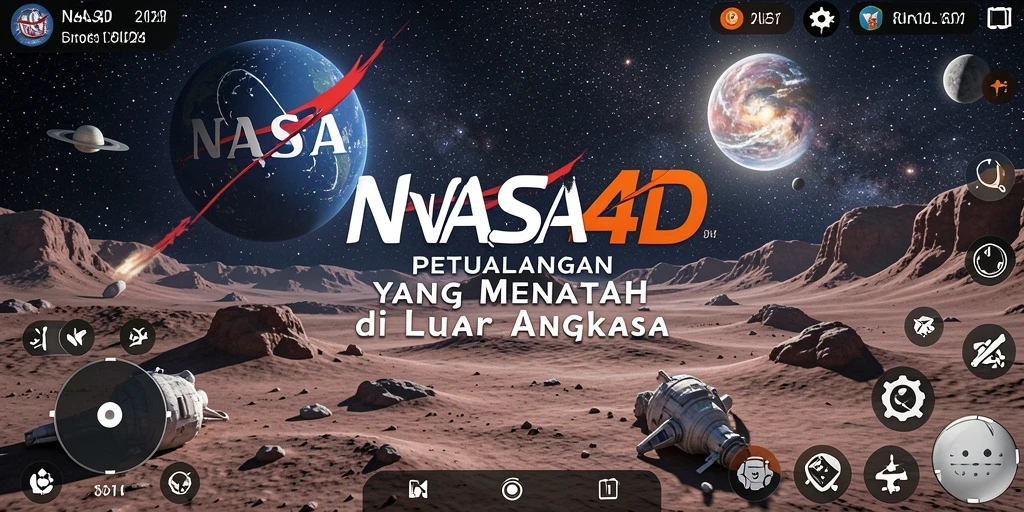 Screenshot dari gameplay menarik NASA4D menampilkan petualangan luar angkasa yang mendebarkan.