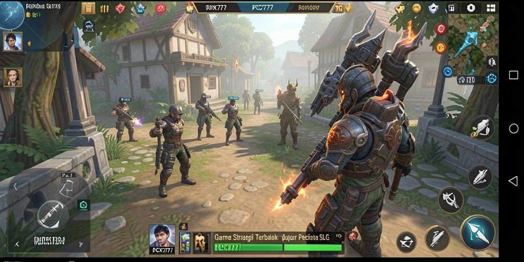 Tampilan gameplay PCX777 yang mendebarkan dan strategis.