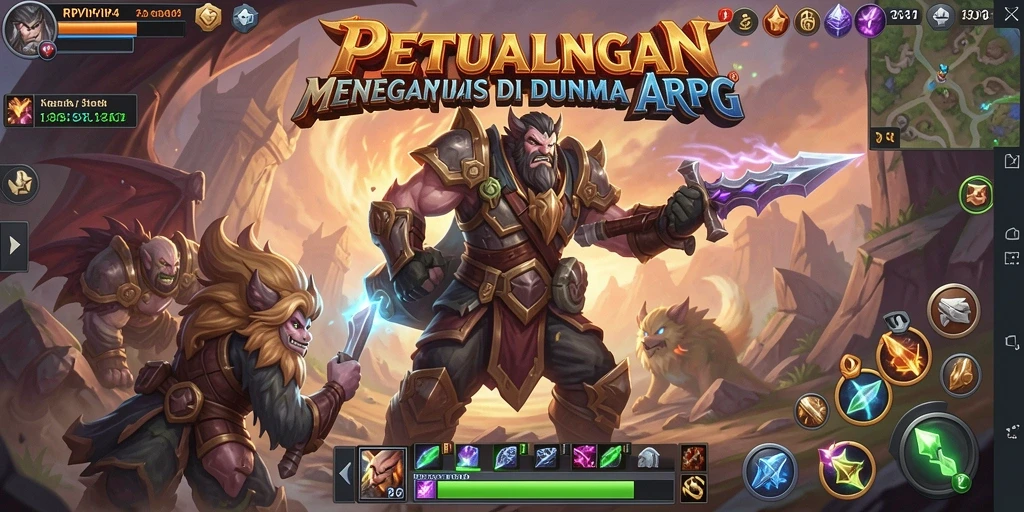 Tampilan gameplay seru di RPVIP4, penuh aksi dan petualangan.