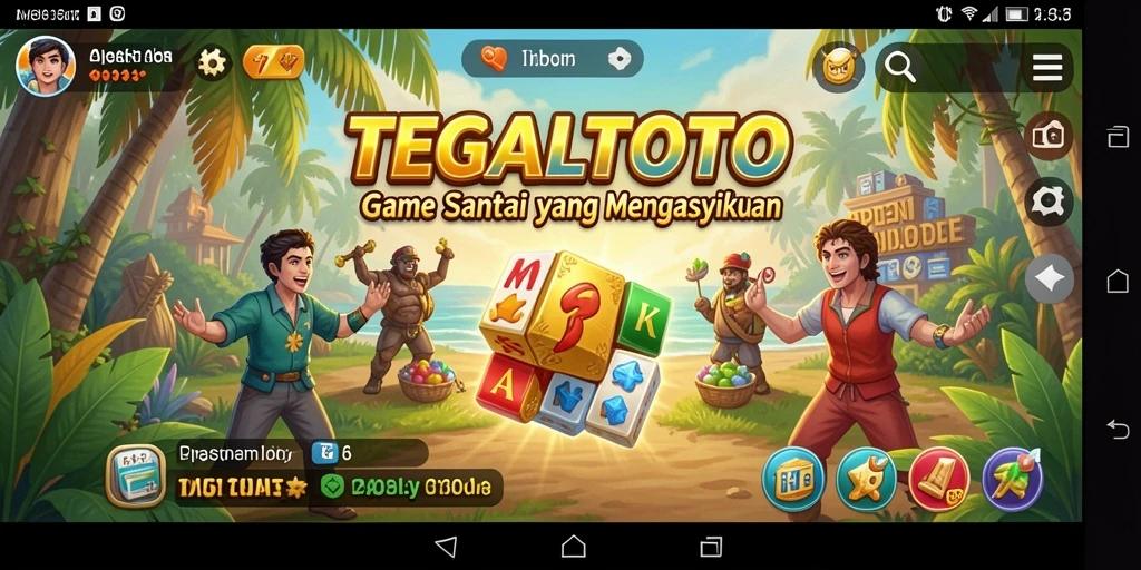 Tampilan gameplay TEGALTOTO yang menarik dan menghibur.