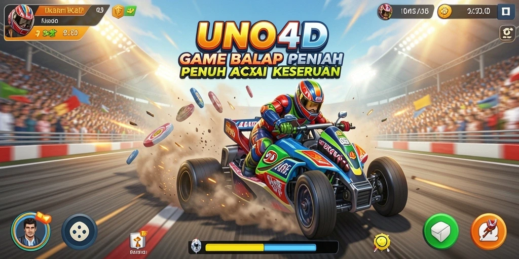 Gameplay balap seru di UNO4D yang memacu adrenalin.