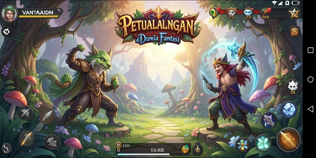 Screenshot VANTAIDN menunjukkan gameplay seru di dunia petualangan.
